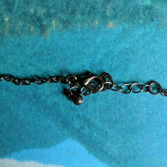 Chain Necklace with Blue Bird Pendant - Picture 3 of 6